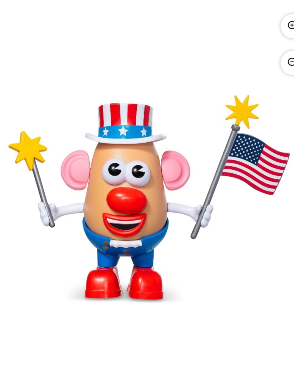 Mr. Potato Head Uncle Yam 250th Anniv, 14 Pcs, Flag Accessory & Storage Ages 2+ - Picture 2 of 5